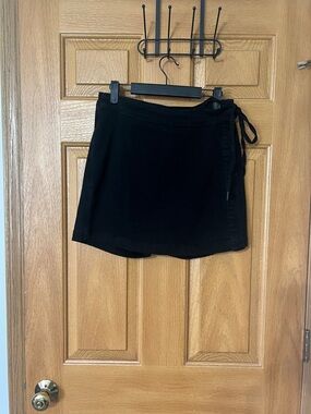 Judy Blue Black Mini Wrap Skirt
